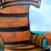 Palabre en fauteuils M'Afrique, 60x60cm (Série Hommage aux Icônes du Design) – Image 3